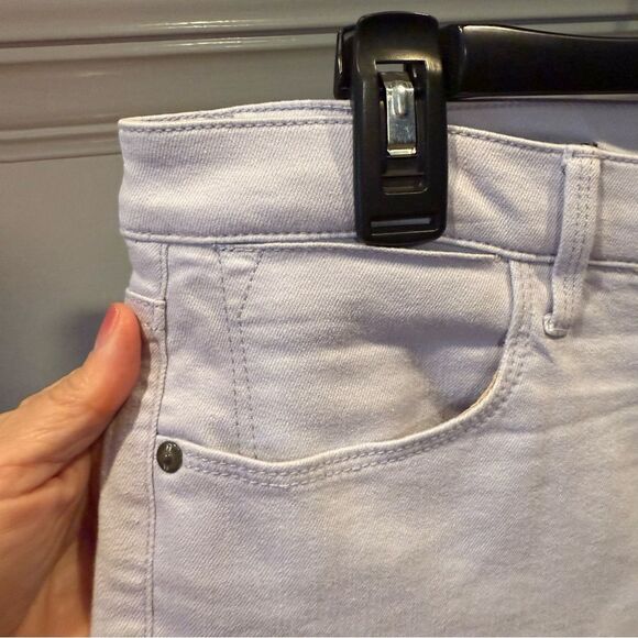 Talbots Lilac Ankle Cropped Jeans with Straight Leg size 12 - Picture 2 of 5